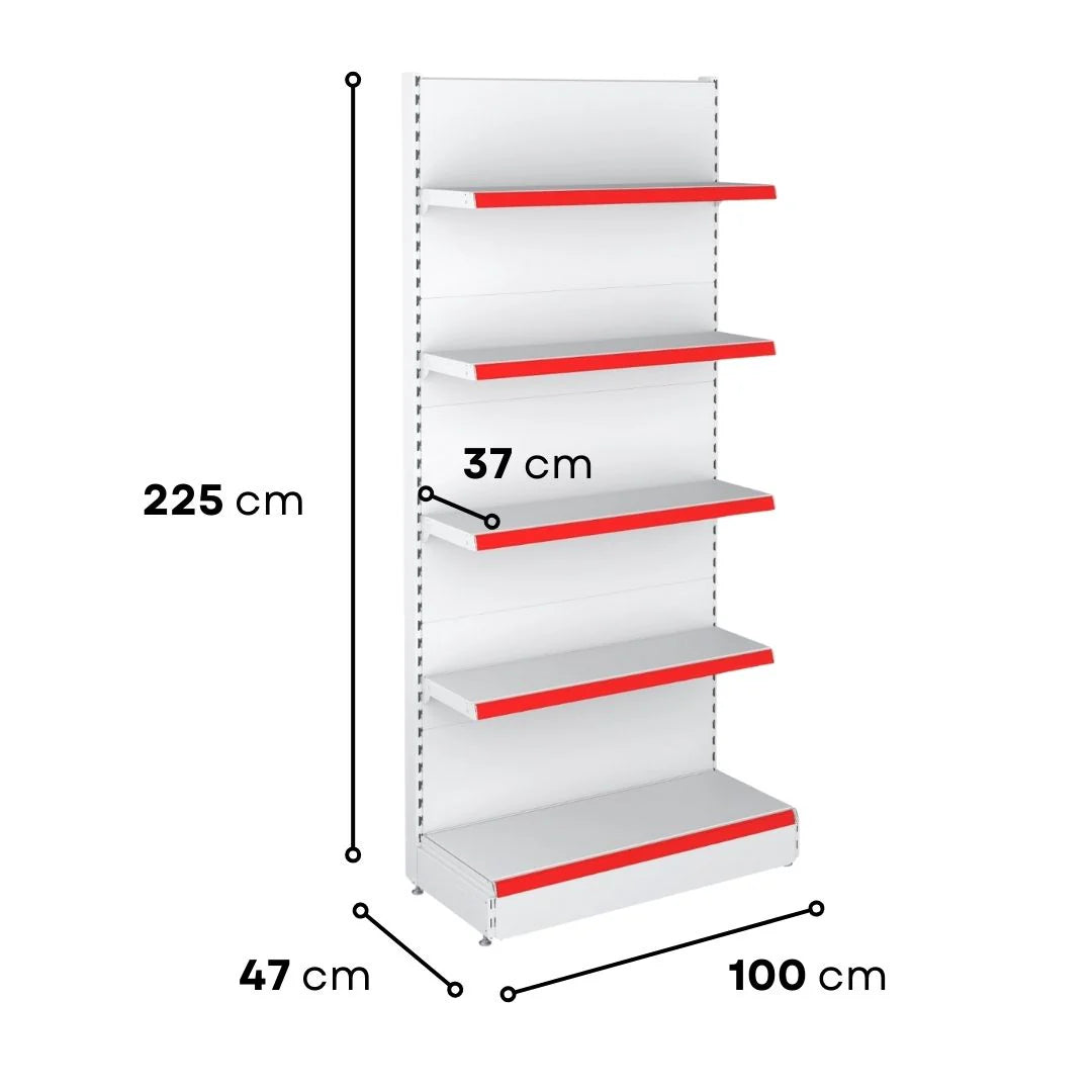 Professional Wall Unit B470 - 2250X470 Shelving System
