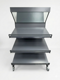 Fruit & Vegetable Wall Unit with Header and Mirror - 2050 x 1200 x 820mm