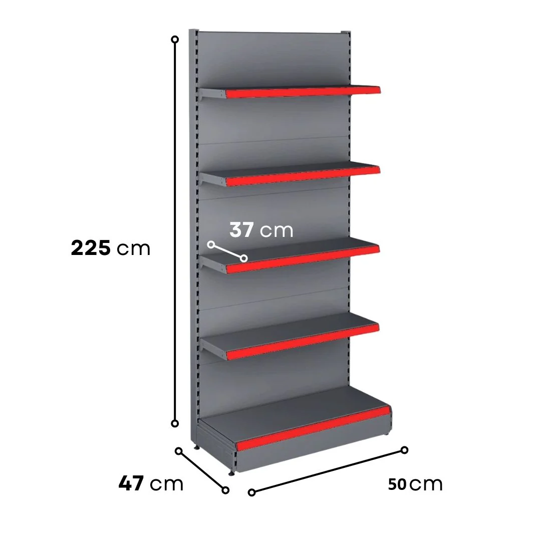 Professional Wall Unit B470 - 2250X470 Shelving System