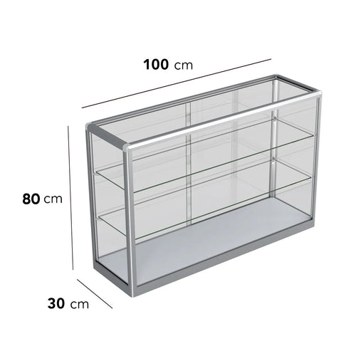 Counter Top Vape Display - Silver (100x80 cm)