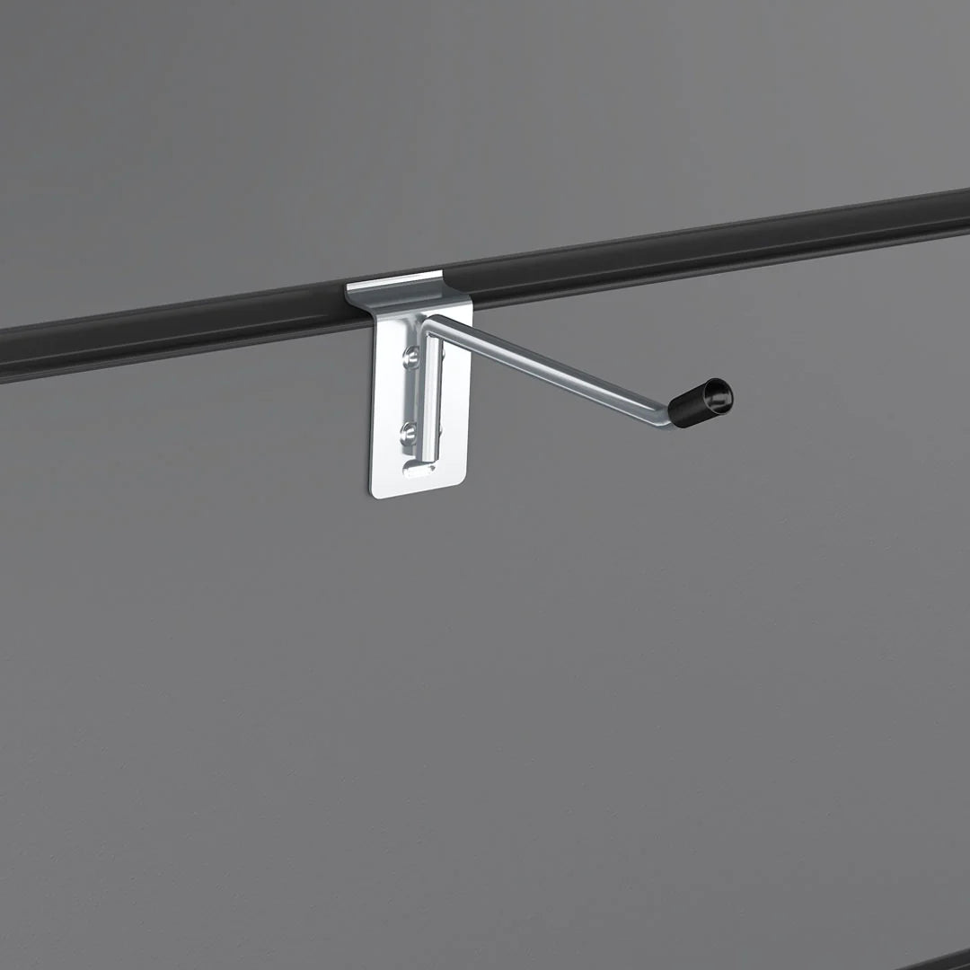 Slatwall Hooks Accessory Single Prong Shop Display 4" 10 cm