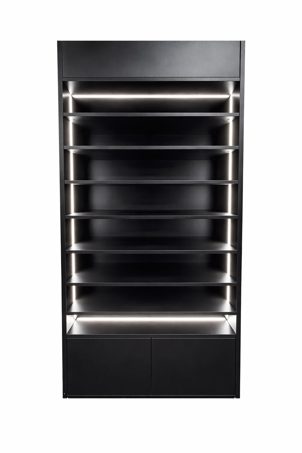 Display Cabinet with LED Light - 2200 x 700 x 400mm