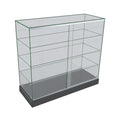 Glass Display Cabinet for Mobile and Retail Shop - Black (120 cm)