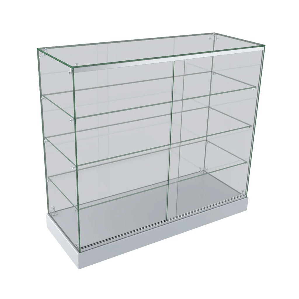 Glass Display Cabinet for Mobile and Retail Shop - White (120 cm)