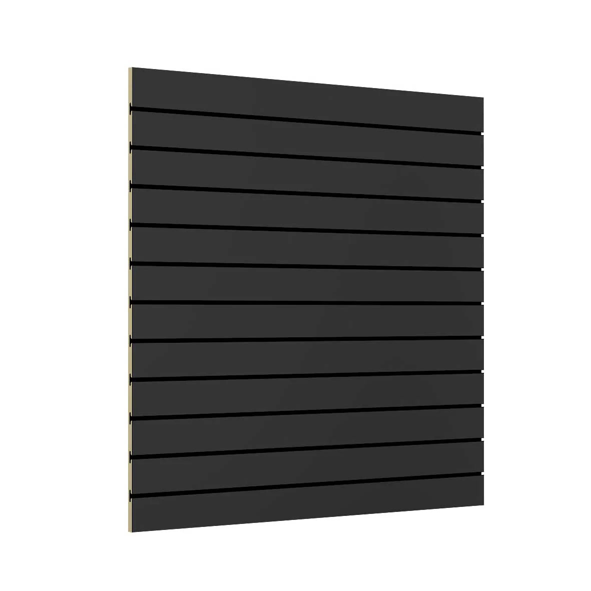 Black Half Size Slatwall Panel