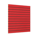 Red Half Size Slatwall Panel