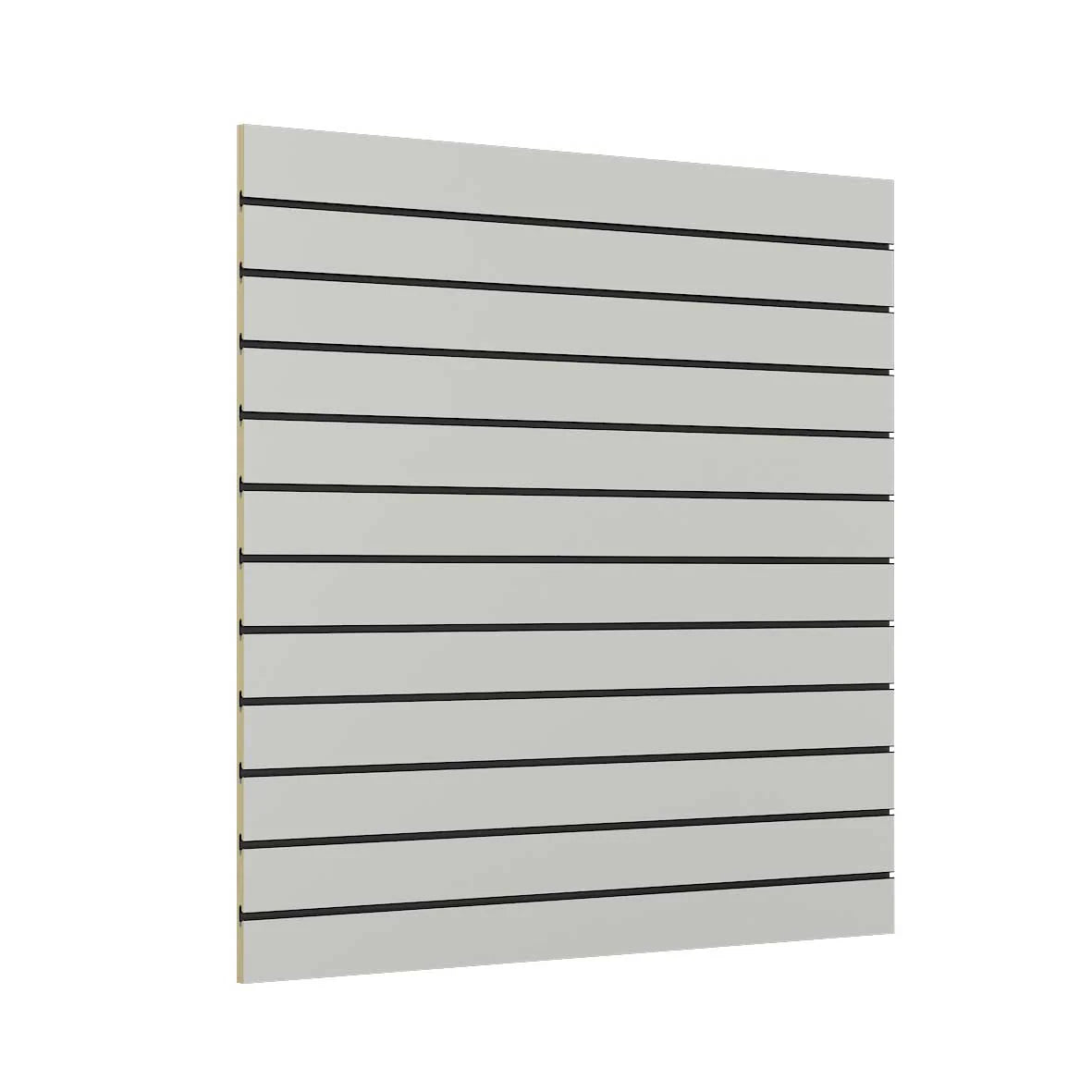 White Half Size Slatwall Panel